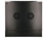 Extralink Szafka wisząca rack 9U 600x600 czarna dwusekcyjna EX.12943 - 489357 - zdjęcie 9
